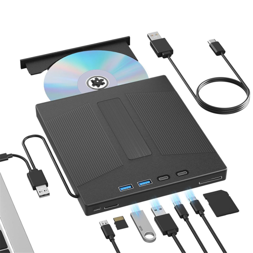 7 in 1 External Blu Ray Drive, Support 100G Disc R 2