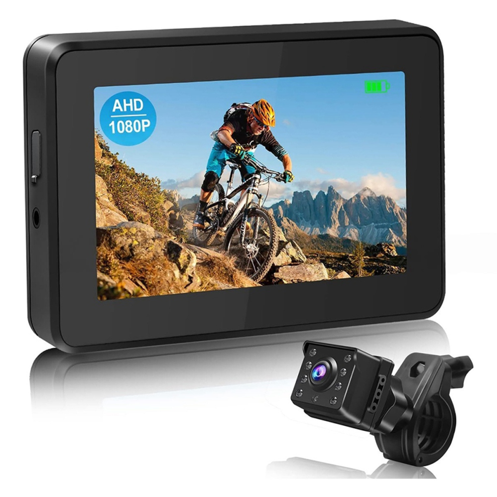 1080P Bike Camera 4.3Inch Screen Monitor Bicycle M 4852293157604