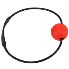 Taucher-Scuba-Tankzylinder Banger Knocker Ball Unterwasser-Signalgerät für Outdoorsport (Schwarzer Gurt Orange Ball)