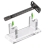Acrylic Men'S Stand Holder, Compatible with Viking 9