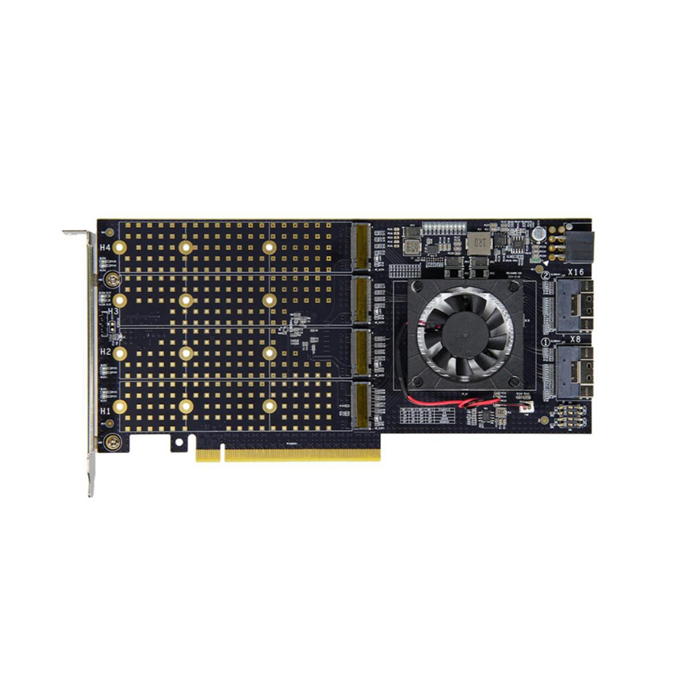 Pcie 3.0 To M.2 Nvme Expansion Card 2-Port Slimsas 4852293167399