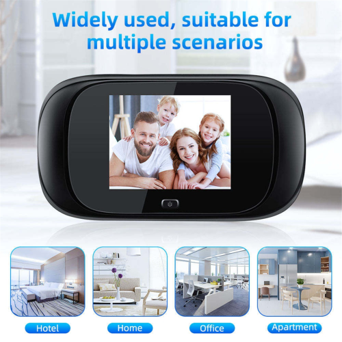 2.8Inch IPS Screen Wired Video Door Phone Long Sma 2