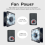 High Speed Axial Muffin Fan,Variable PC Fan with C 9