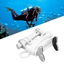 Freediving Nasenclip Schwimm-Nasenplugs mit Anti-Verlust-Band für Tauchanfänger Training Silber