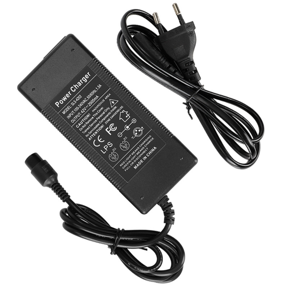 42V 2A Electric Scooter Charger Battery Power Adap Red/Light/Green 4853917012552