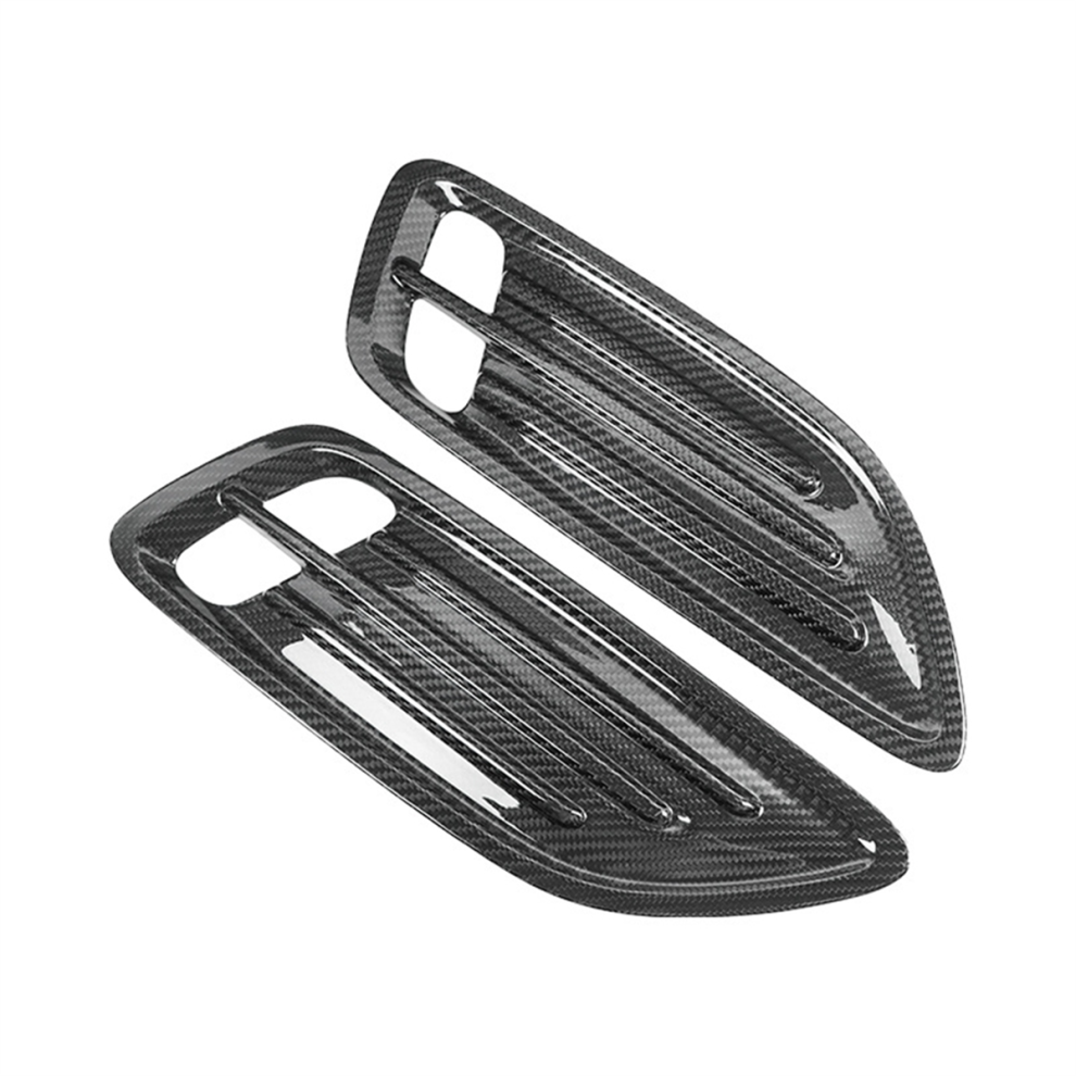 Carbon Fiber Car Hood Vent Air Intake Duct Fibre B 4853917014112