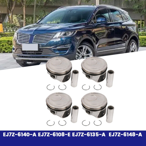 Car Engine Piston Pin Rings Kit Assembly EJ7Z-6108 2