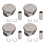 Car Engine Piston Pin Rings Kit Assembly EJ7Z-6108 5