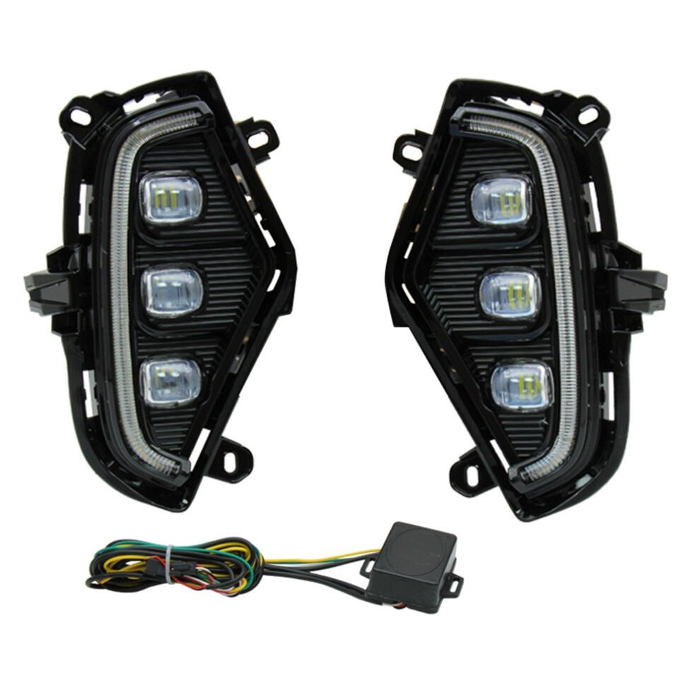 Car Head Drl Daytime Running Daul Clour Light 4853917022339