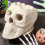 Halloween Fire Pit Skull Imitation Human Bonfire A 7