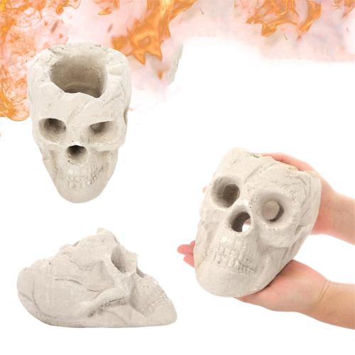 Halloween Fire Pit Skull Imitation Human Bonfire A 2