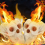 Halloween Fire Pit Skull Imitation Human Bonfire A 8