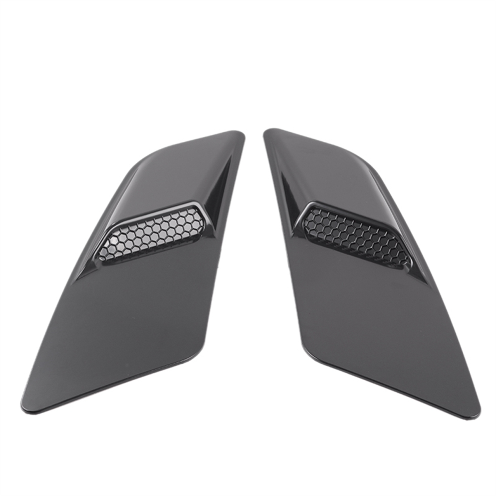 1Pair Car Front Hood Vent Intake Trim Scoop Guards 4853542276404