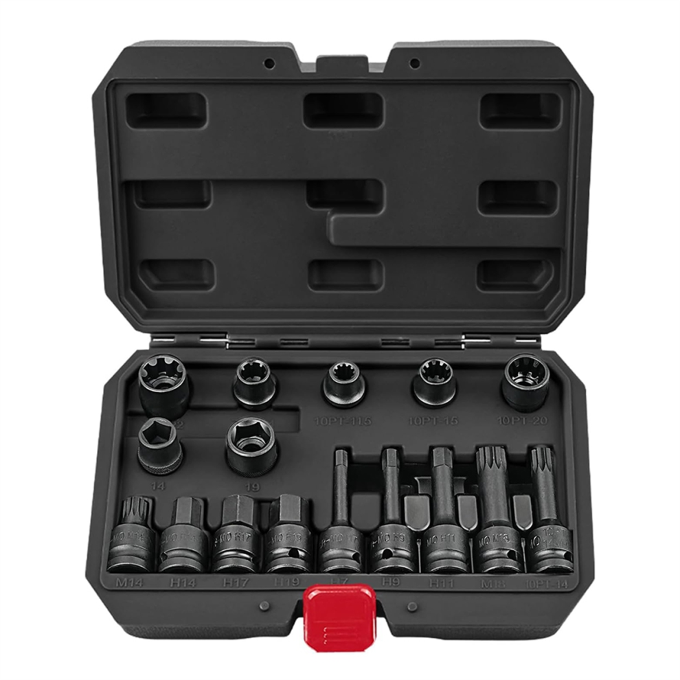 16-Piece Impact Brake Caliper Socket Tool Set 1/ 4853542277081