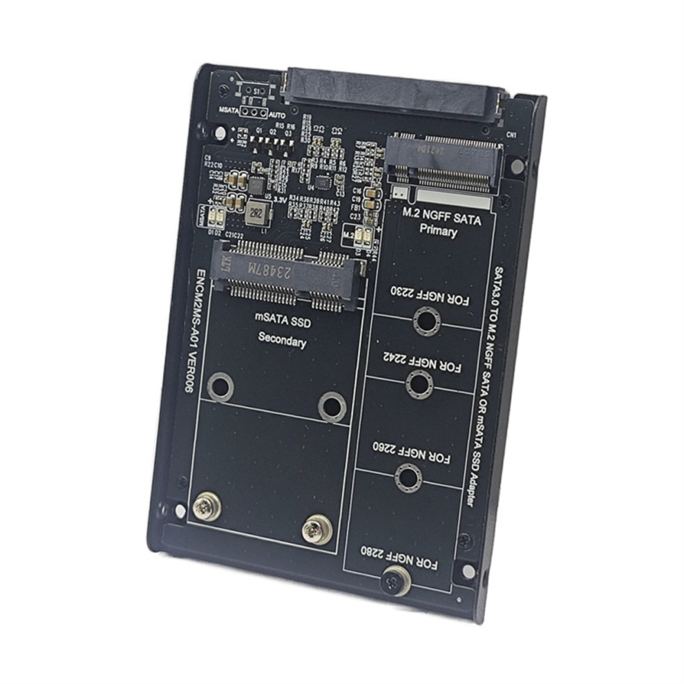 M.2 Ngff&Msata To Sata3.0 6Gbps 2.5In Adapter Card 4853542276954