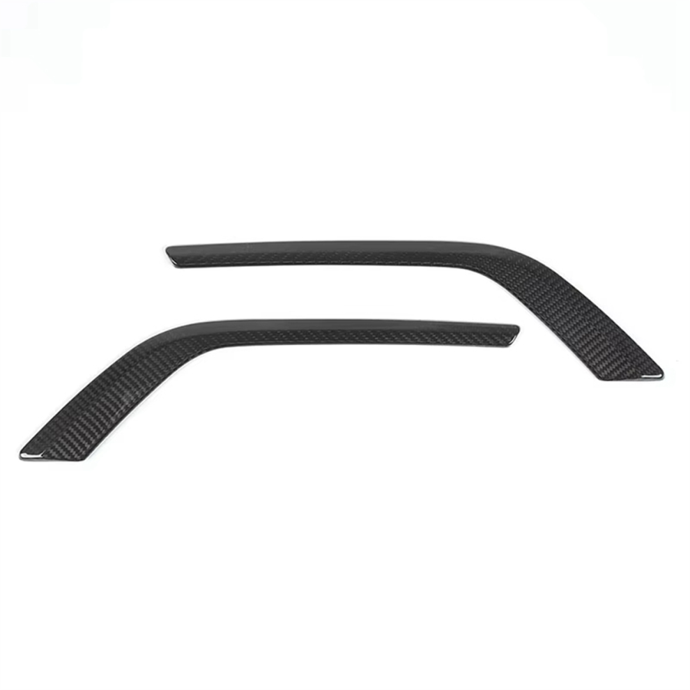 Real Carbon Fiber Car Front Bumper Lip Spoiler Tri 4853542277784