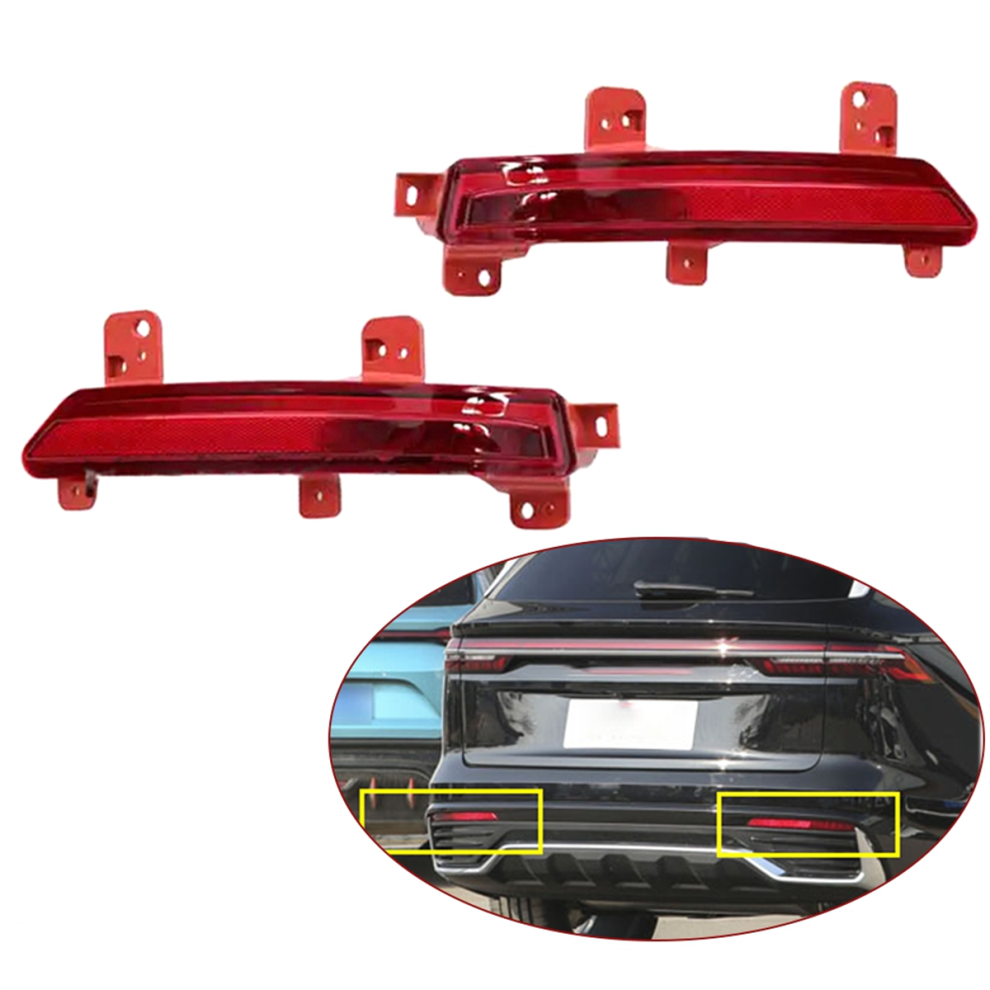 1Pair Rear Bumper Fog Reflector Stop Foglamp Light 4853542284256