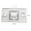 2PCS Awning Arm Lower Mounting Brackets for RV Tra 6