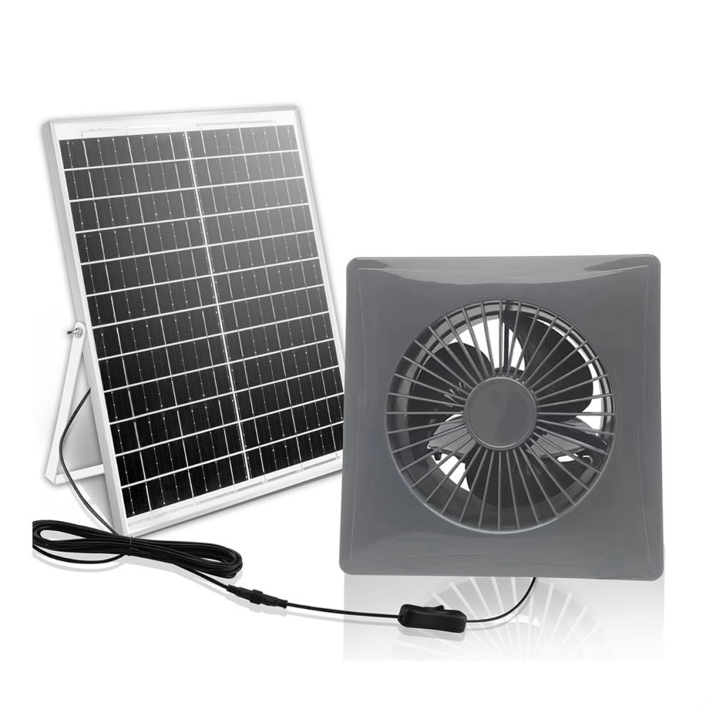 Ventilation 6Inch High-Speed Solar Silent Fan With 4853542292879