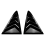 Car Rear Triangular Window Louvers Shutters Blinds 2