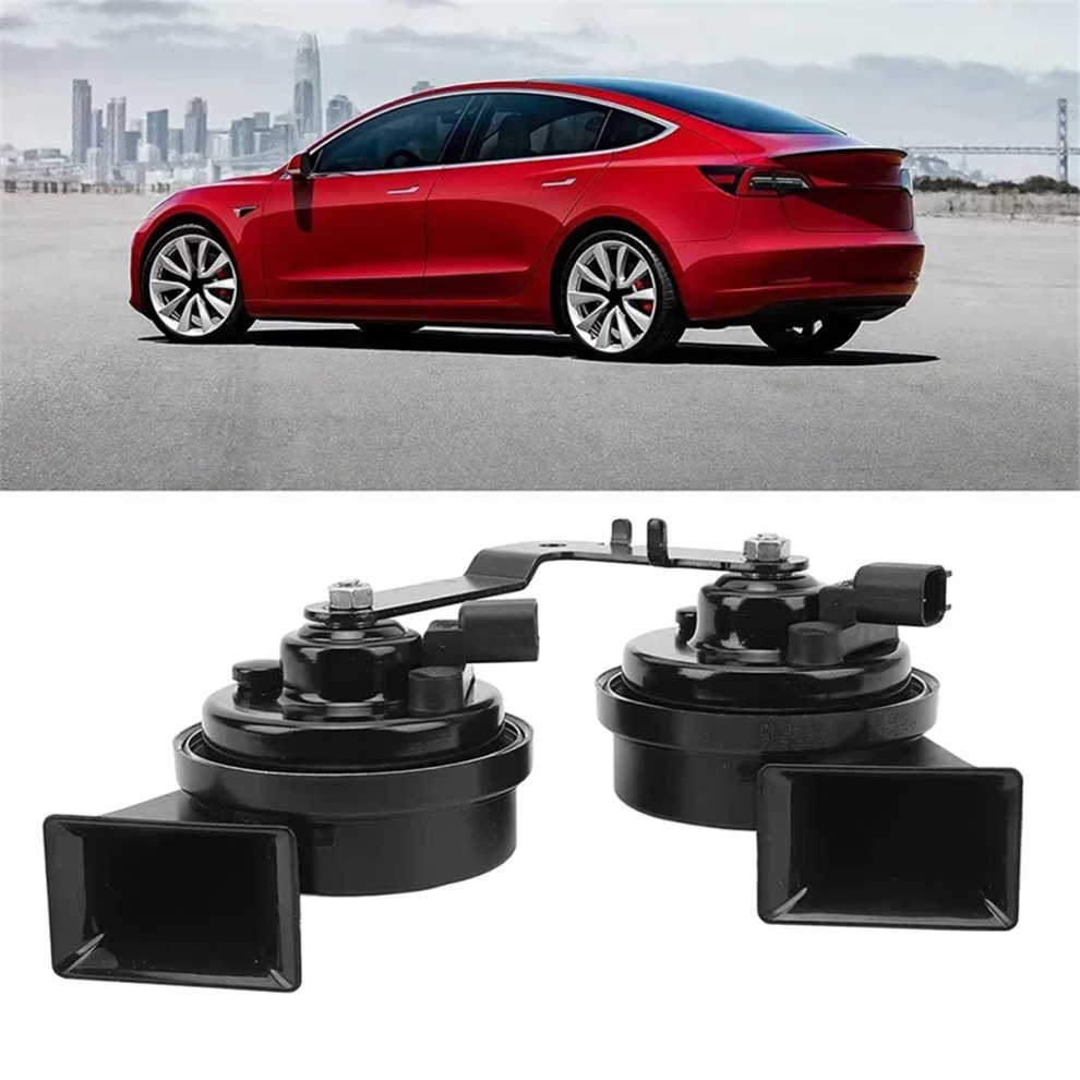 Car Snail Horn Dual Tone 1Pair With Bracket 110966 4853542296426