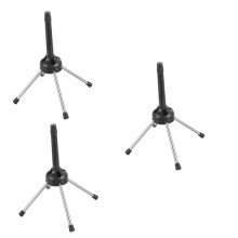 3pcs Folding Music Stand for Flute Clarinet Oboe Adjustable Height Portable Wind Instrument Holder Rack