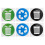 60Pcs/Set Circular Garbage Collection 8