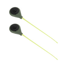 Set di mini canne da pesca sul ghiaccio invernale, 2 set, 27 cm, come mostrato.