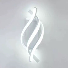 Spiral Modern LED Wall Light, Cool White Light 6000K