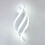 Spiral Modern LED Wall Light, Cool White Light 6000K 1