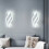 Spiral Modern LED Wall Light, Cool White Light 6000K 2