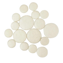 Clarinet Repair Parts Set 17Pcs Durable Leather Pads Cork Cushions Compatible with Bb Clarinet Replacement Accessories