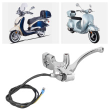 Linker Bremshebel aus Aluminiumlegierung im Retro-Stil Ersatz für GY6 150cc Znen 150TE Vintage BMS Heritage 150cc