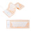 Teclado de silicona naranja con cable USB de 85 teclas para PC 8