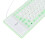 Teclado de silicona de 85 teclas verde con cable USB 7