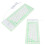 Teclado de silicona de 85 teclas verde con cable USB 12