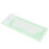 Teclado de silicona de 85 teclas verde con cable USB 1