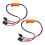 Decoder LED H7 50W 8Ω alloggiamento in alluminio, filo singolo 14