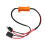 Decoder LED H7 50W 8Ω alloggiamento in alluminio, filo singolo 7