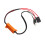 Decoder LED H7 50W 8Ω alloggiamento in alluminio, filo singolo 11