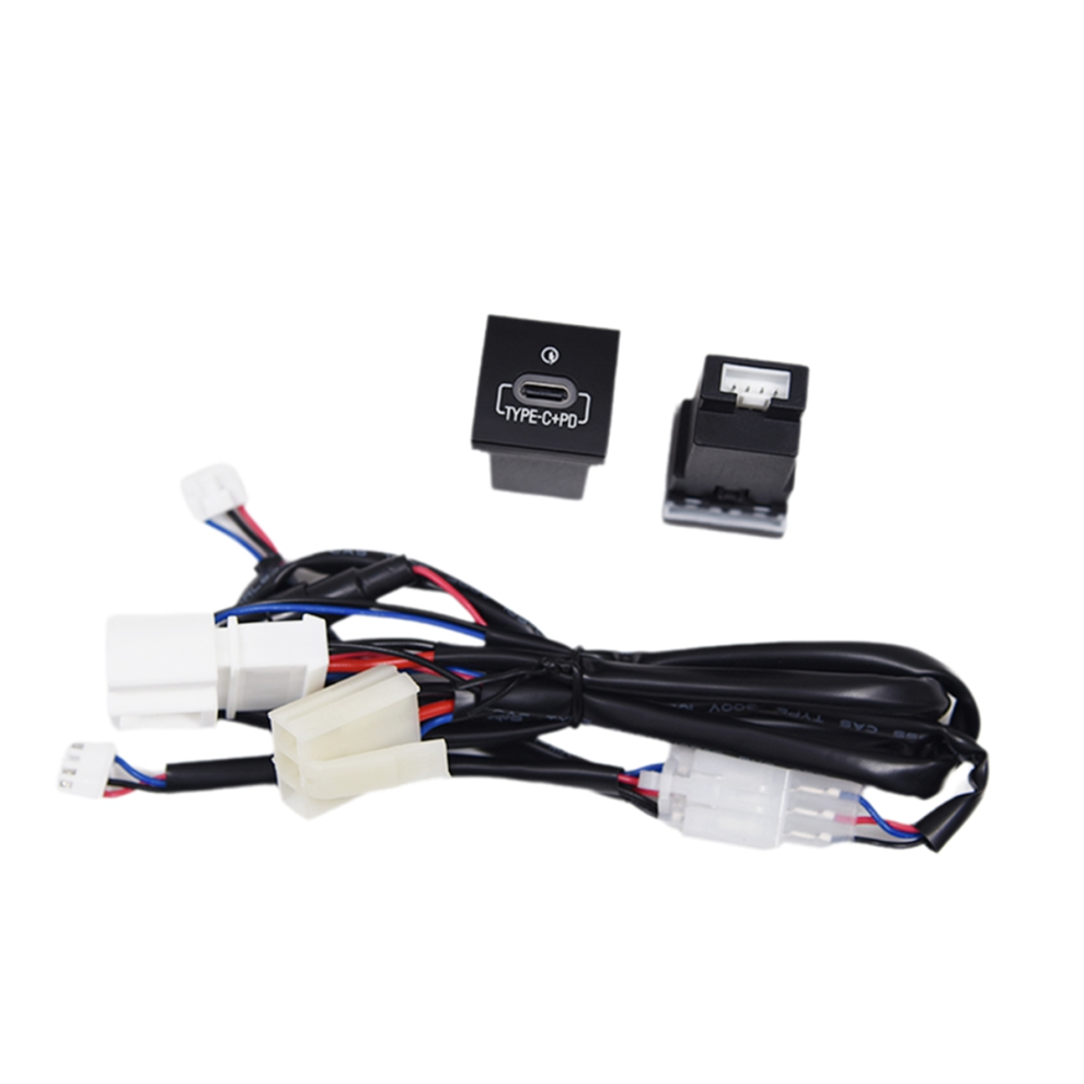 Car Qc3.0+Pd Fast Charger Socket 12V/24V Usb Charg 4851880501141