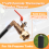 Propane Refill Adapter Hose Extension with Gauge a 9