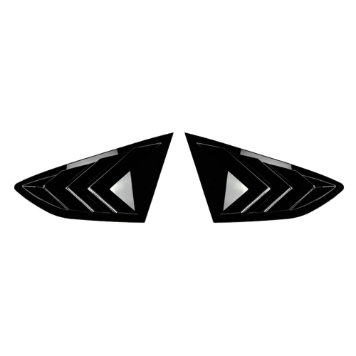 Car Rear Triangular Window Louvers Shutters Blinds