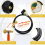 Propane Refill Adapter Hose Extension with Gauge a 3