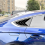 Car Rear Triangular Window Louvers Shutters Blinds 3