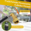 Propane Refill Adapter Hose Extension with Gauge a 4