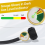 Propane Refill Adapter Hose Extension with Gauge a 5