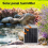 Solar Panel Powered Fan Mini Ventilator 10w Exhaus 4