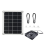 Solar Panel Powered Fan Mini Ventilator 10w Exhaus 1