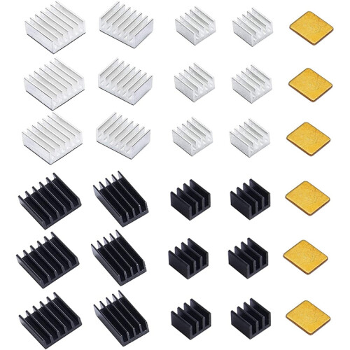 30Pcs Cooling Radiator Set Aluminum Copper with Th 1